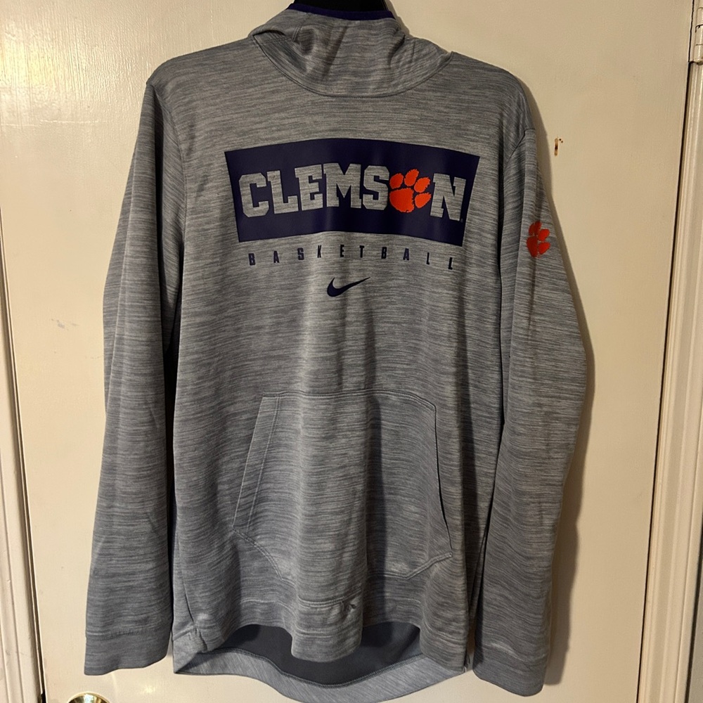 Nike Dri-FIT Gray and Purple Hoodie
